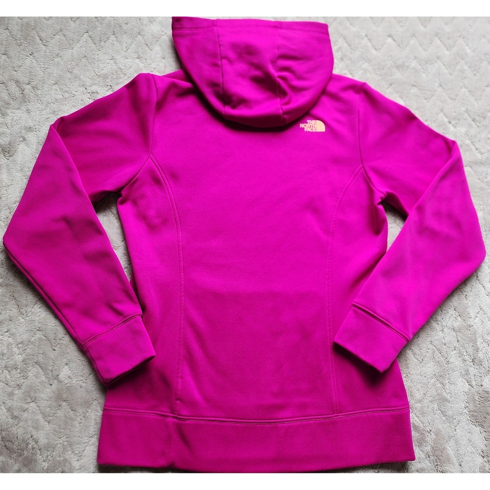 The North Face Womens Fuchsia Pink Pullover Hoodie Graphic Logo Sweatshirt M - Picture 4 of 10
